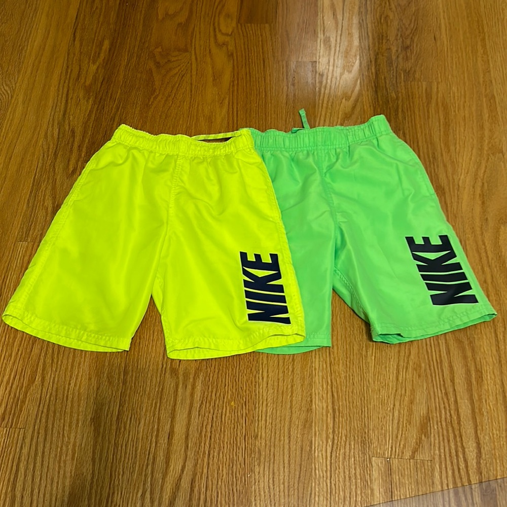 2 boys Nike swimsuits